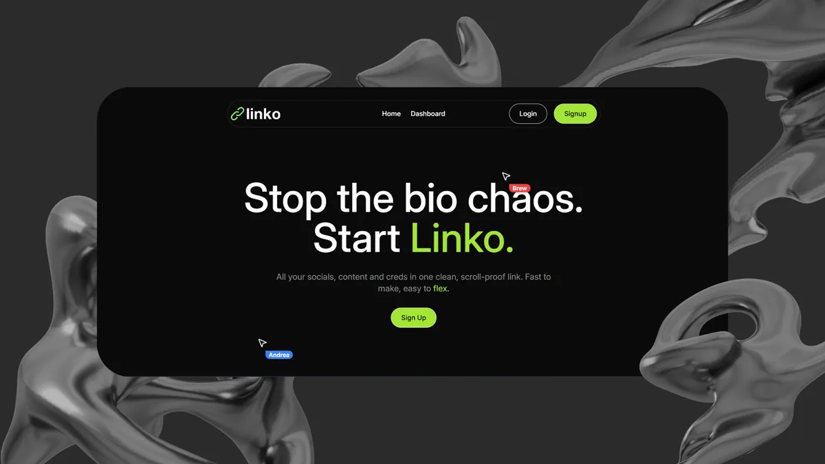 Linko Dashboard